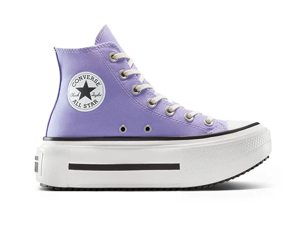 Zapatillas Converse Chuck Taylor Lift Double Stack Mujer Morado