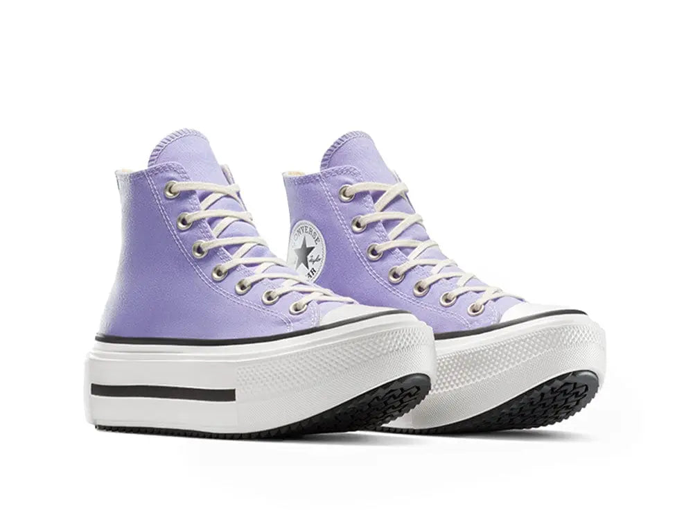 Zapatillas Converse Chuck Taylor Lift Double Stack Mujer Morado