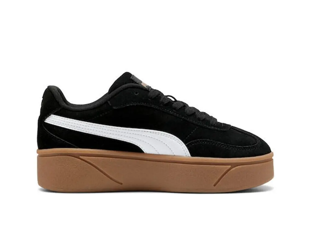 Zapatillas Puma Club II Era Plataforma Mujer Negro