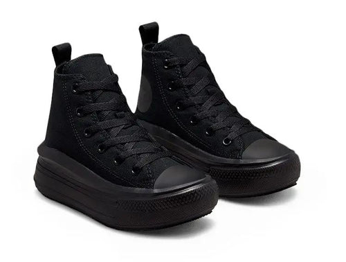 Zapatilla Converse Chuck Taylor Move Plataforma Niños Mono Negro
