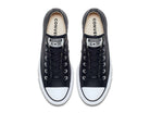 Zapatilla Converse Chuck Taylor Plataforma Cuero Low Mujer Negro