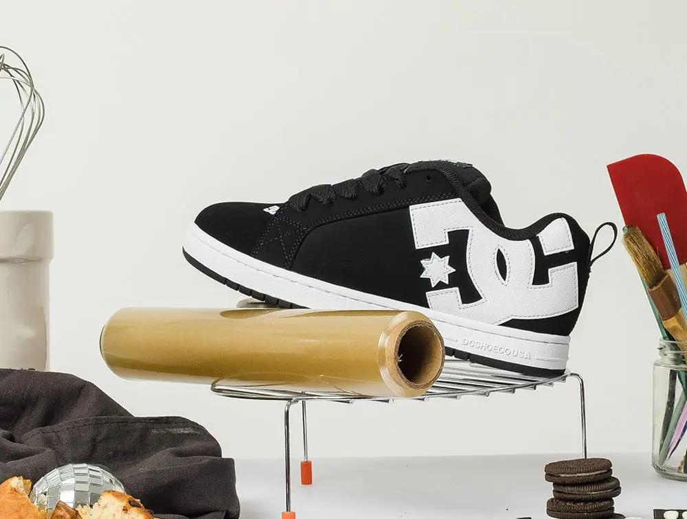 Zapatilla DC Court Graffik Hombre Negro