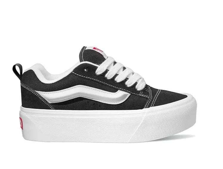 Zapatilla Vans Knu Stack Plataforma Mujer Negro