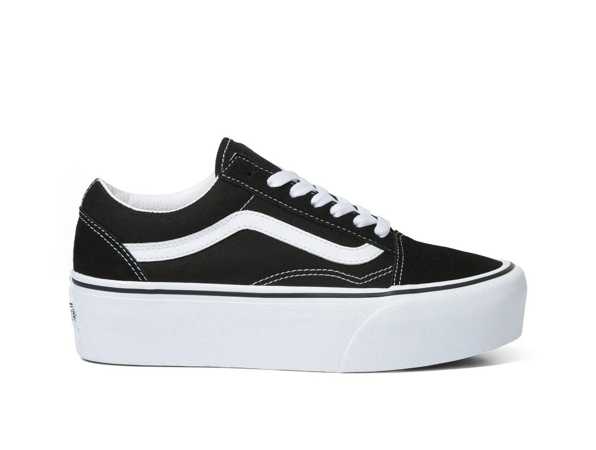 Zapatilla Vans Old Skool Stackform Mujer Negro
