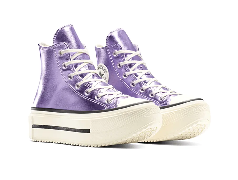 Zapatillas Converse Chuck Taylor Lift Double Stack Mujer Lila