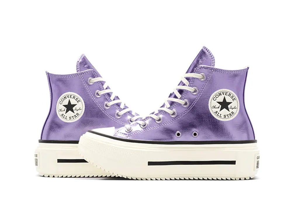Zapatillas Converse Chuck Taylor Lift Double Stack Mujer Lila