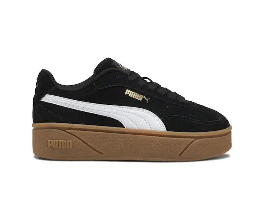 Zapatillas Puma Club II Era Plataforma Mujer Negro
