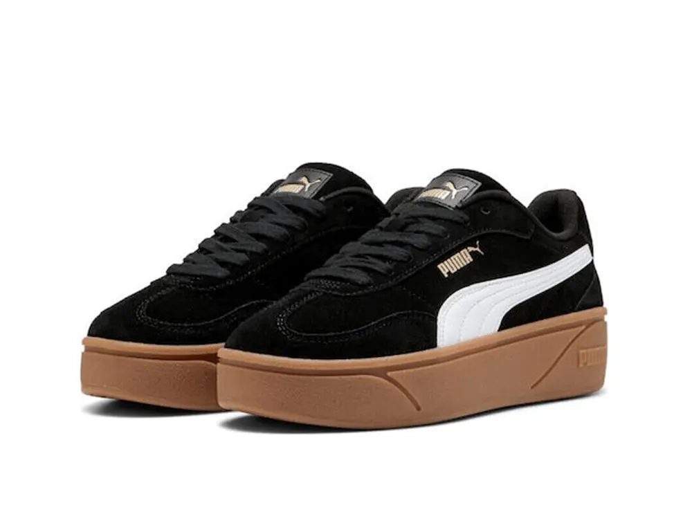Zapatillas Puma Club II Era Plataforma Mujer Negro