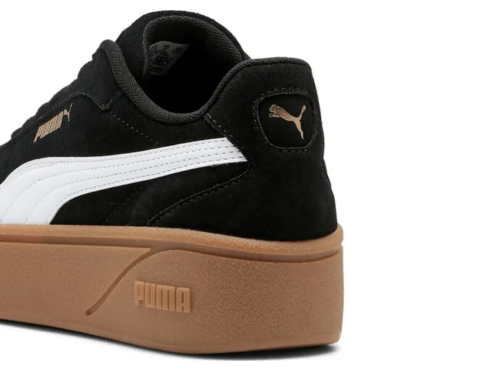 Zapatillas Puma Club II Era Plataforma Mujer Negro