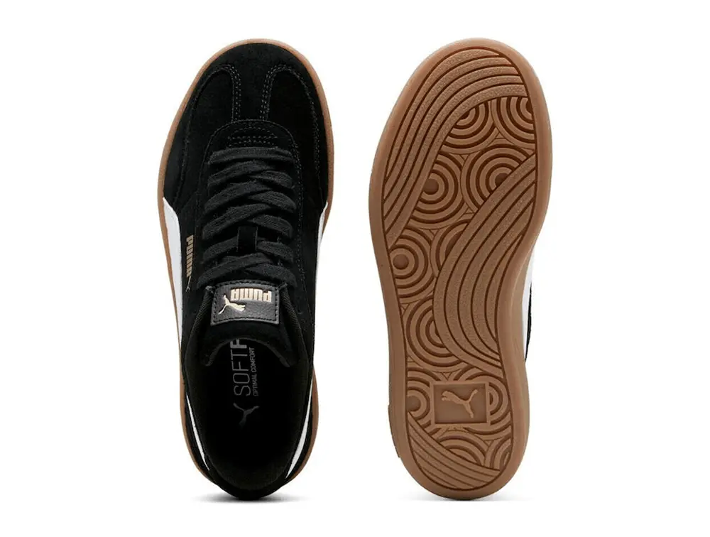 Zapatillas Puma Club II Era Plataforma Mujer Negro